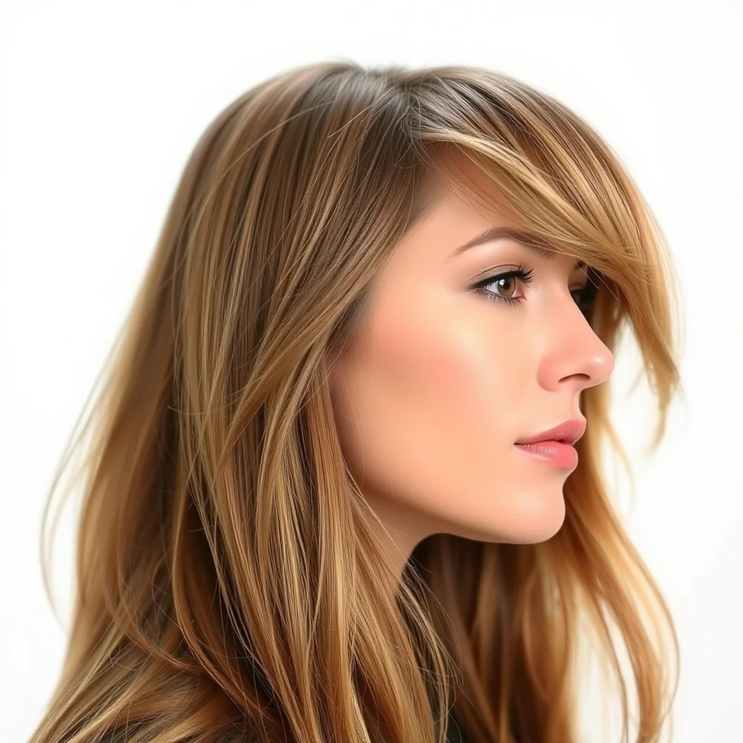 Soft Wispy Side Bangs - 20 Youthful Long Hairstyles Side Bangs Face Lifting Look