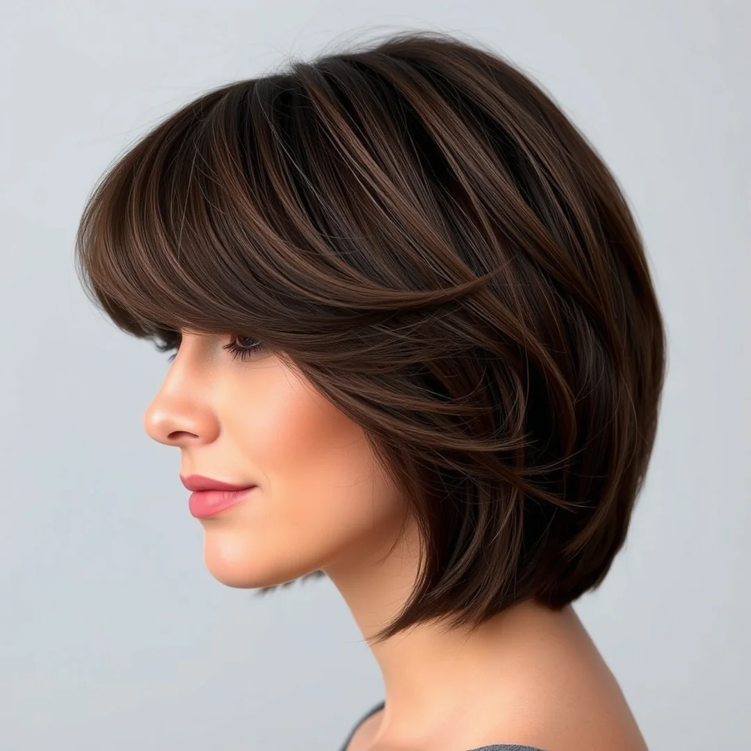 Heavy Side Bangs Look - 20 Youthful Long Hairstyles Side Bangs Face Lifting Look