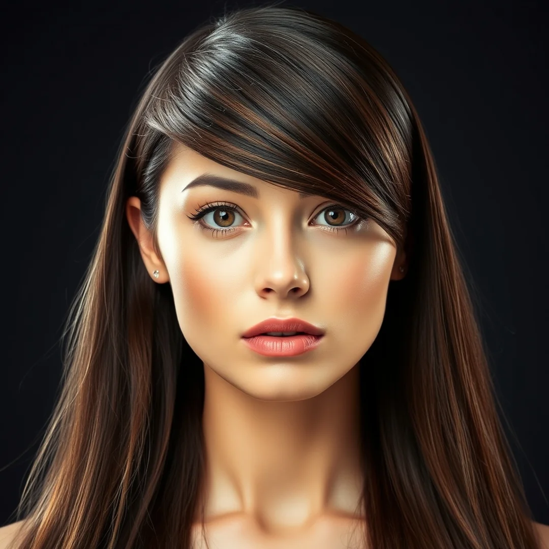 Asymmetrical Bang Long Hair - 20 Youthful Long Hairstyles Side Bangs Face Lifting Look