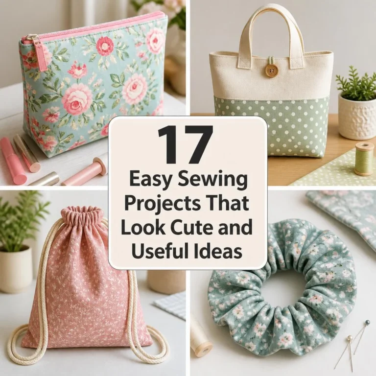 17 Easy Sewing Projects That Look Cute and Useful Ideas