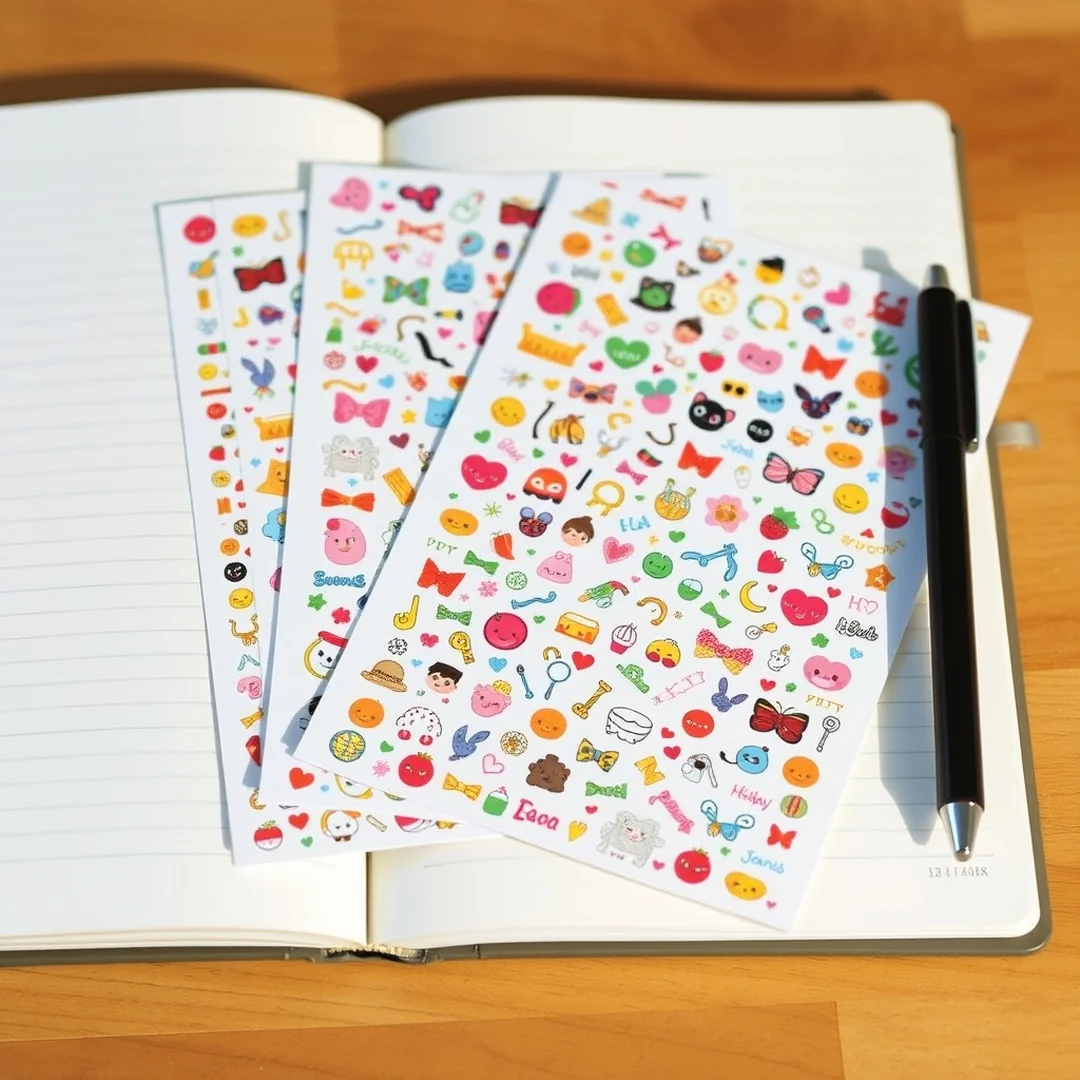 Planner Sticker Sheets - 15 Cute Kawaii DIY Craft Ideas to Make Today