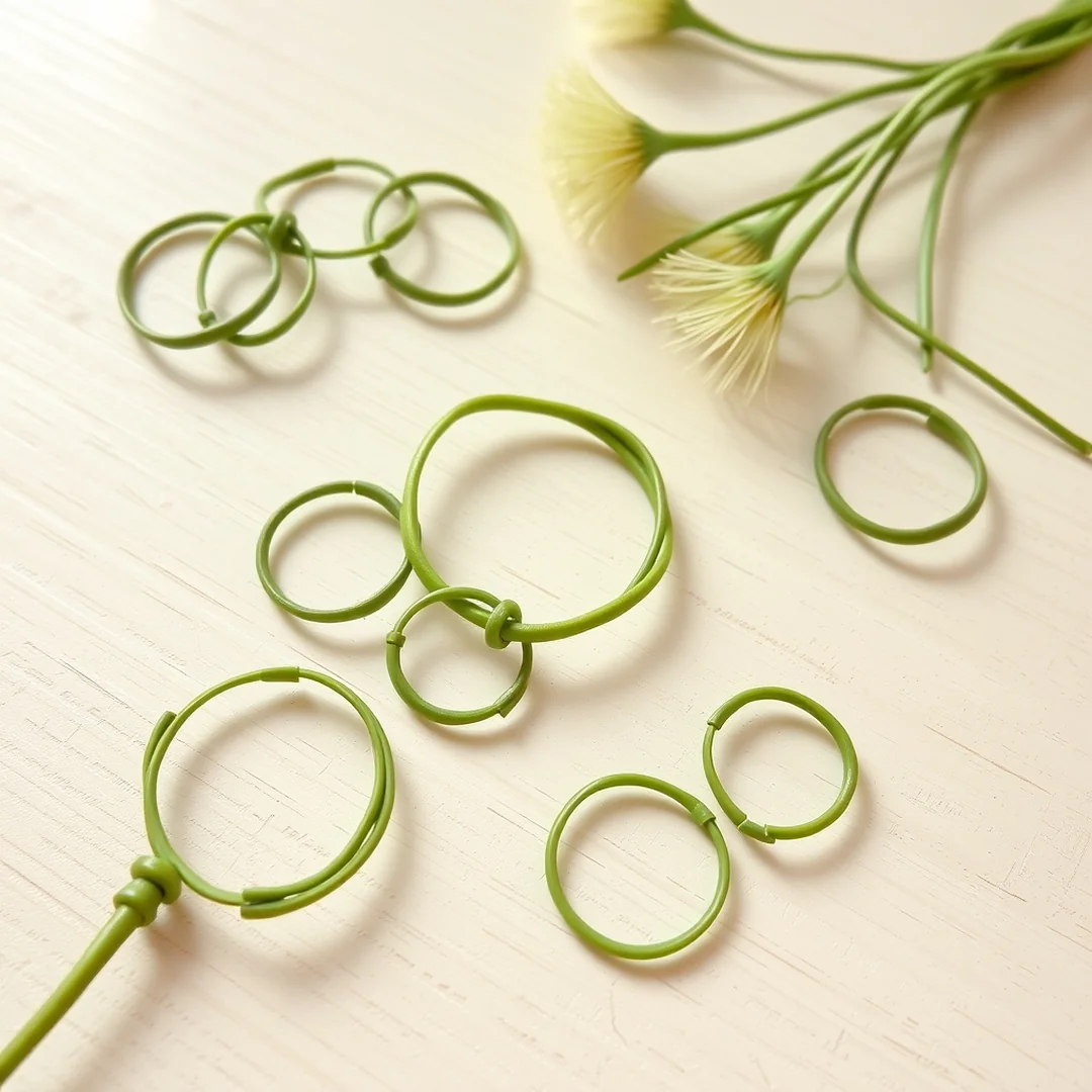 Dandelion Stem Jewelry - 15 Dandelion Crafts for Toddlers to Enjoy