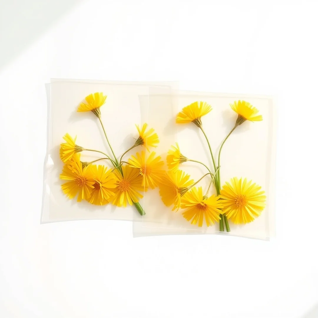 Pressed Dandelion Art - 15 Dandelion Crafts for Toddlers to Enjoy