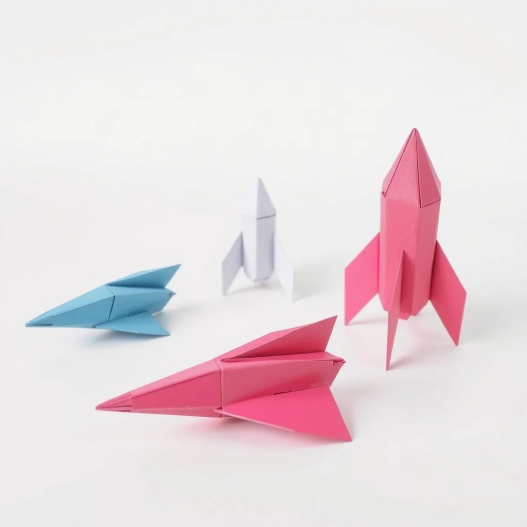 Origami Paper Rocket Ships - 15 Paper Rocket Ship Craft Ideas Kids Will Love