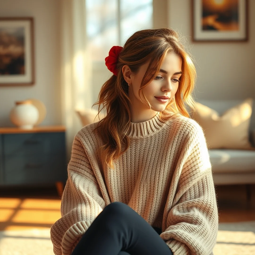 Casual Chic Looks - 15 Stylish Outfit Ideas With Red Hair Accessories Chic