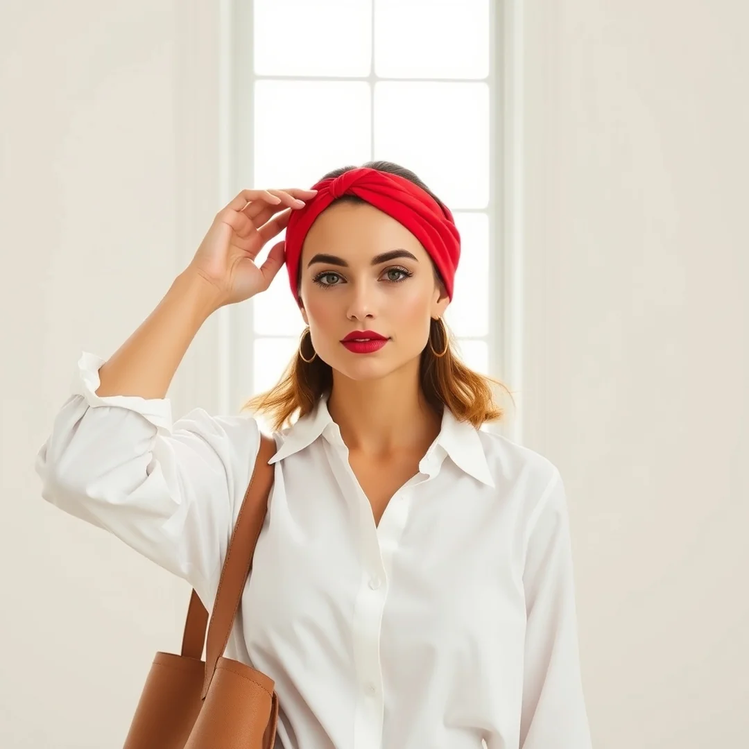 Pairing Red Accessories Effectively - 15 Stylish Outfit Ideas With Red Hair Accessories Chic