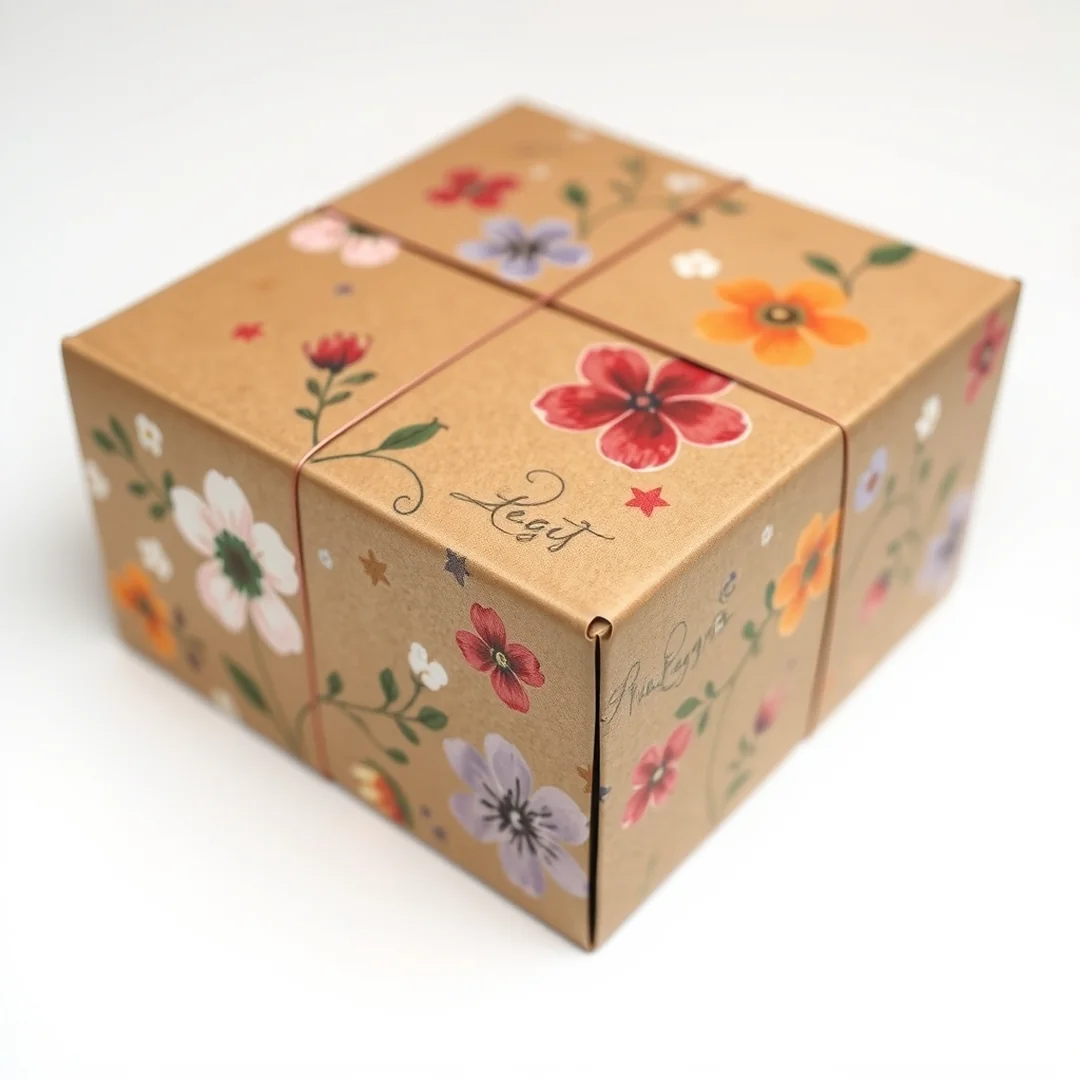 Hand-Painted Floral Patterns - 16 DIY Gift Wrapping Ideas That Look Beautiful