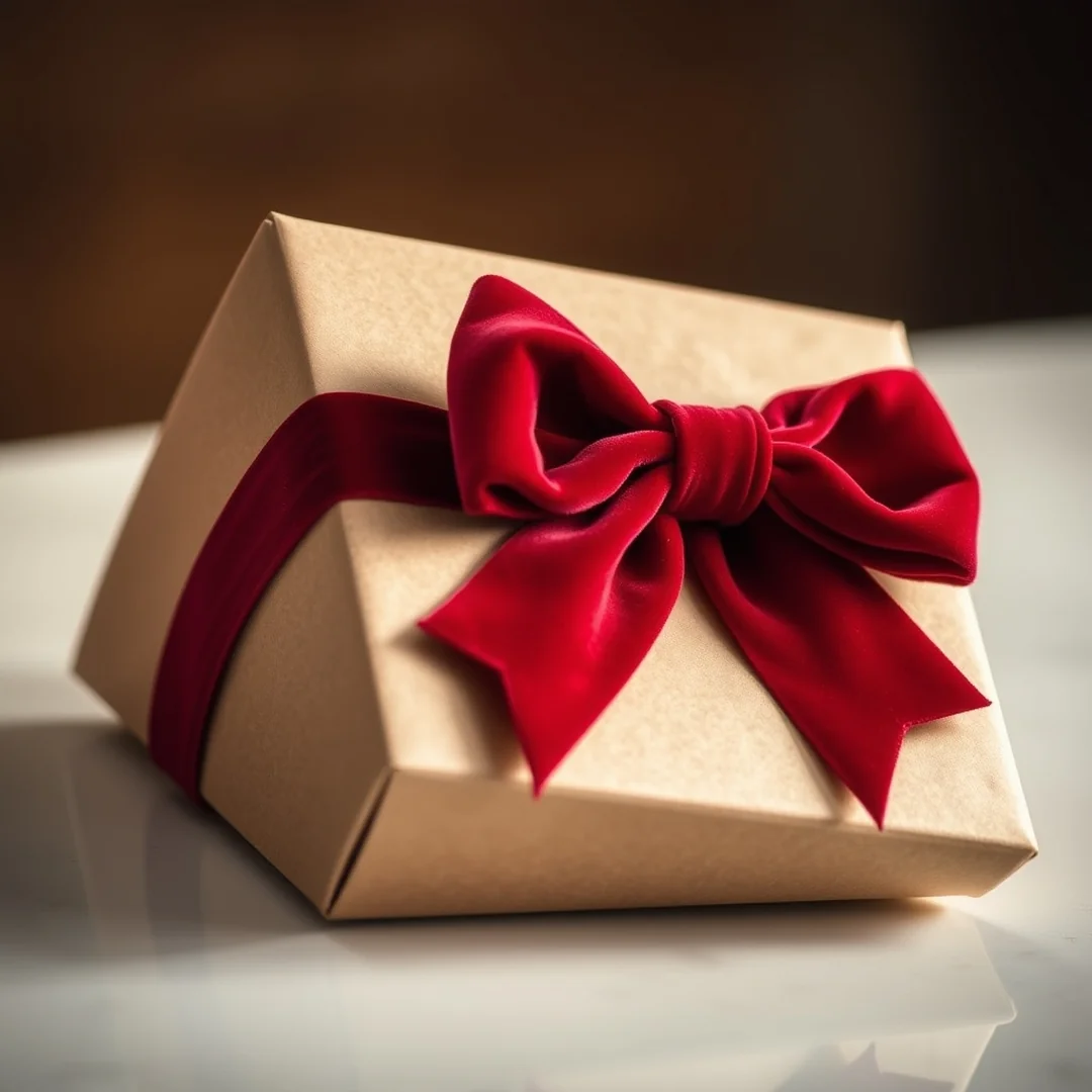 Velvet Ribbon Bow Accents - 16 DIY Gift Wrapping Ideas That Look Beautiful