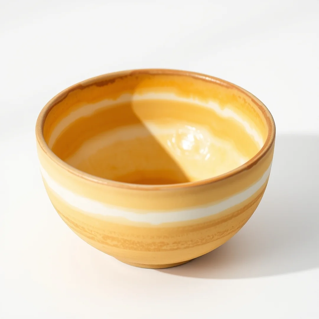 Textured Sponge Effects - 16 Easy Bowl Pottery Painting Ideas for Beginners