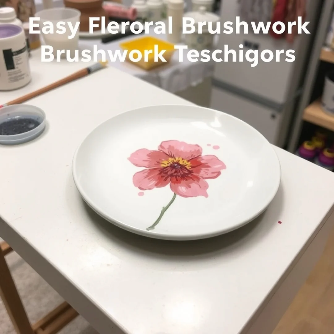 Easy Floral Brushwork Techniques - 16 Pottery Flower Painting Ideas for Handmade Decor