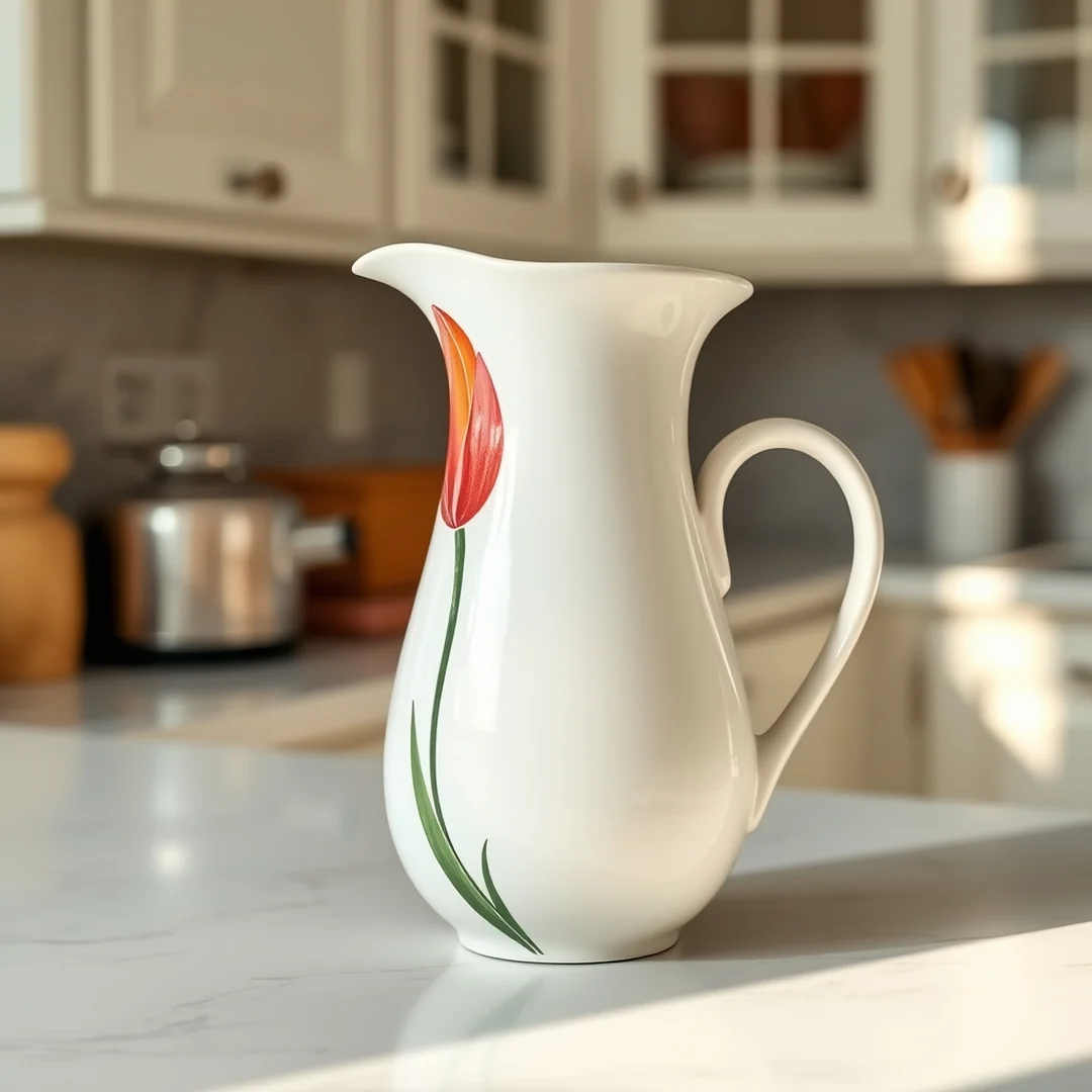 Simple Tulip Bud Shapes - 16 Pottery Flower Painting Ideas for Handmade Decor
