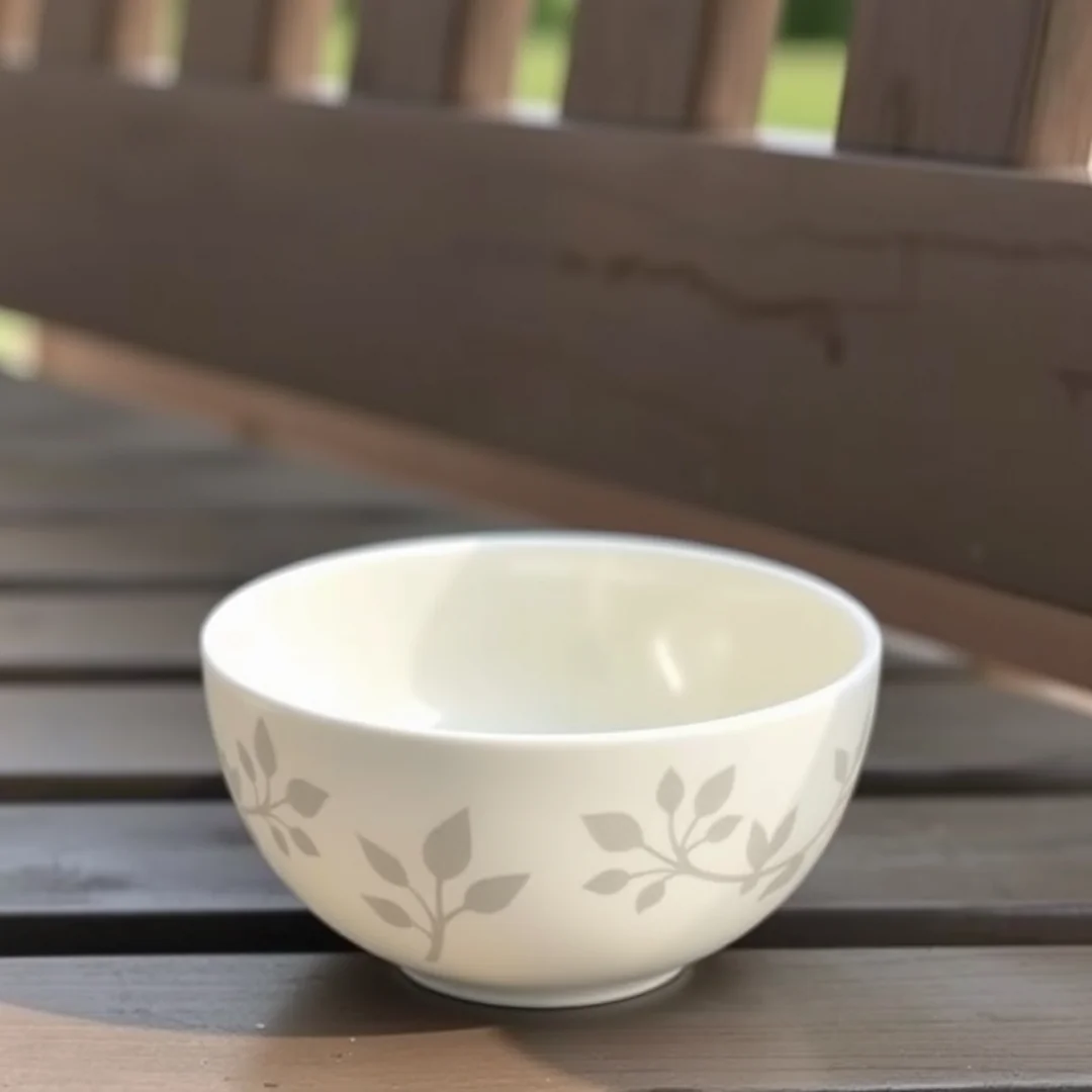 Stenciled Leaf and Bloom - 16 Pottery Flower Painting Ideas for Handmade Decor