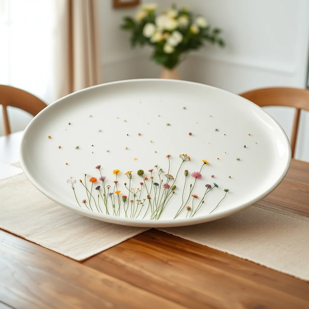 Whimsical Wildflower Meadow Scenes - 16 Pottery Flower Painting Ideas for Handmade Decor