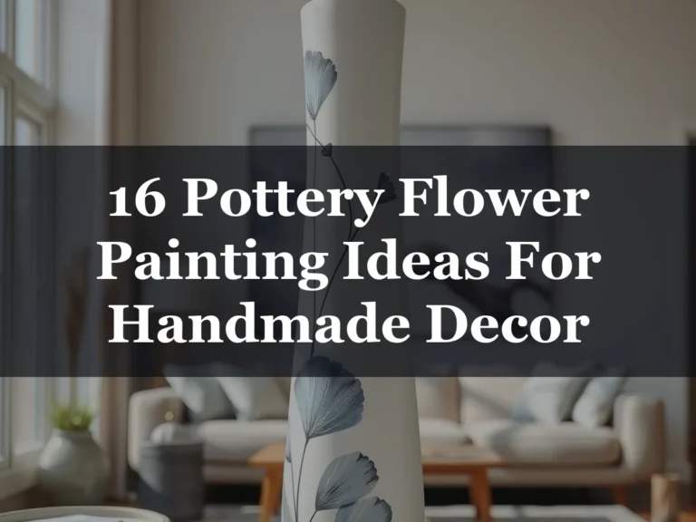 16 Pottery Flower Painting Ideas For Handmade Decor - 16 Pottery Flower Painting Ideas for Handmade Decor