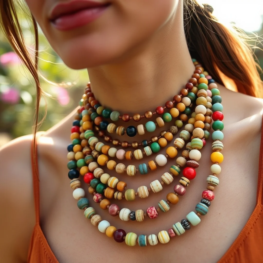Layered Bead Necklaces - 16 Y2K Party Outfit Ideas Women Trending Pinterest Now