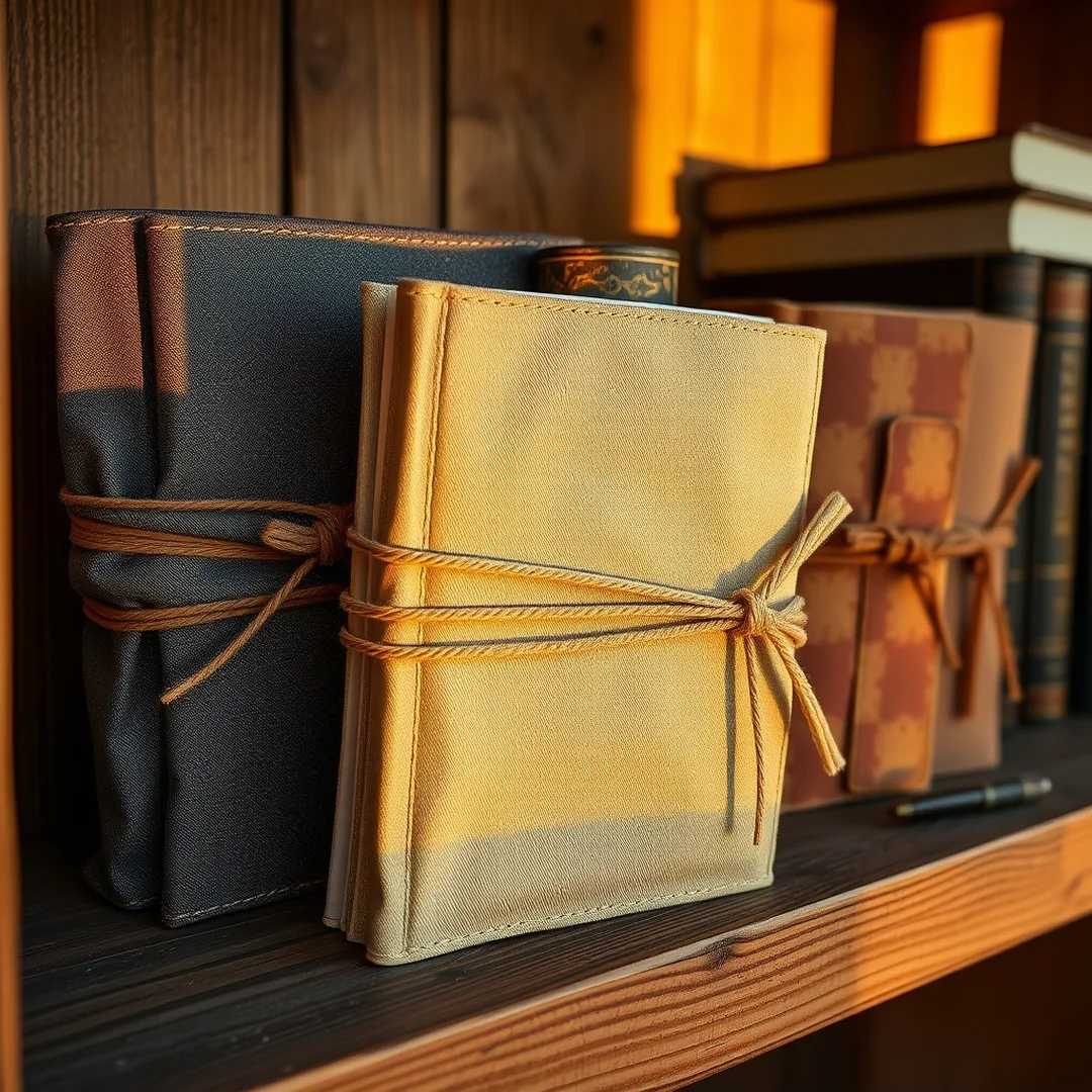 Fabric Covered Journals - 17 Creative Ways to Upcycle Button Down Shirts