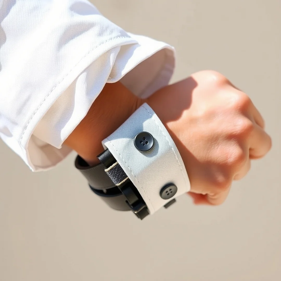 Shirt Cuff Bracelets - 17 Creative Ways to Upcycle Button Down Shirts