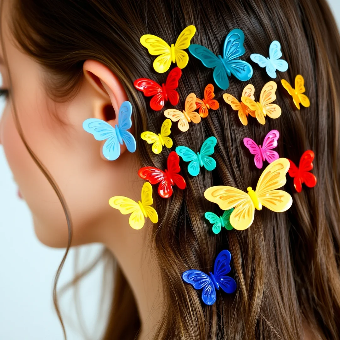 Y2K Butterfly Clip Accessories - 17 Early 2000s Party Outfit Ideas Women Viral Looks