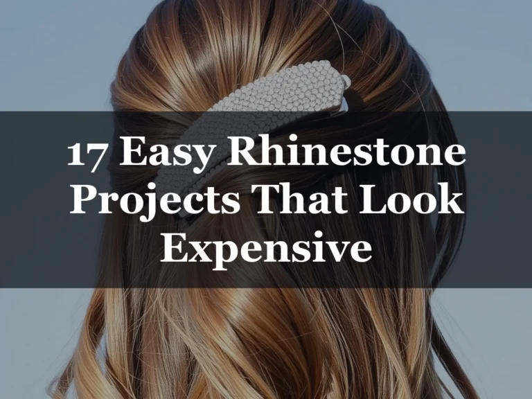 17 Easy Rhinestone Projects That Look Expensive - 17 Easy Rhinestone Projects That Look Expensive