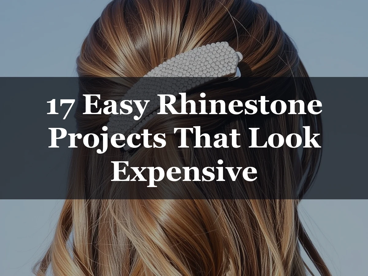 17 Easy Rhinestone Projects That Look Expensive - 17 Easy Rhinestone Projects That Look Expensive