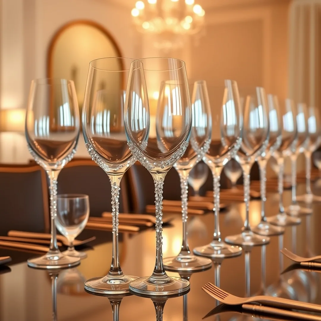 DIY Rhinestone Wine Glasses - 17 Easy Rhinestone Projects That Look Expensive