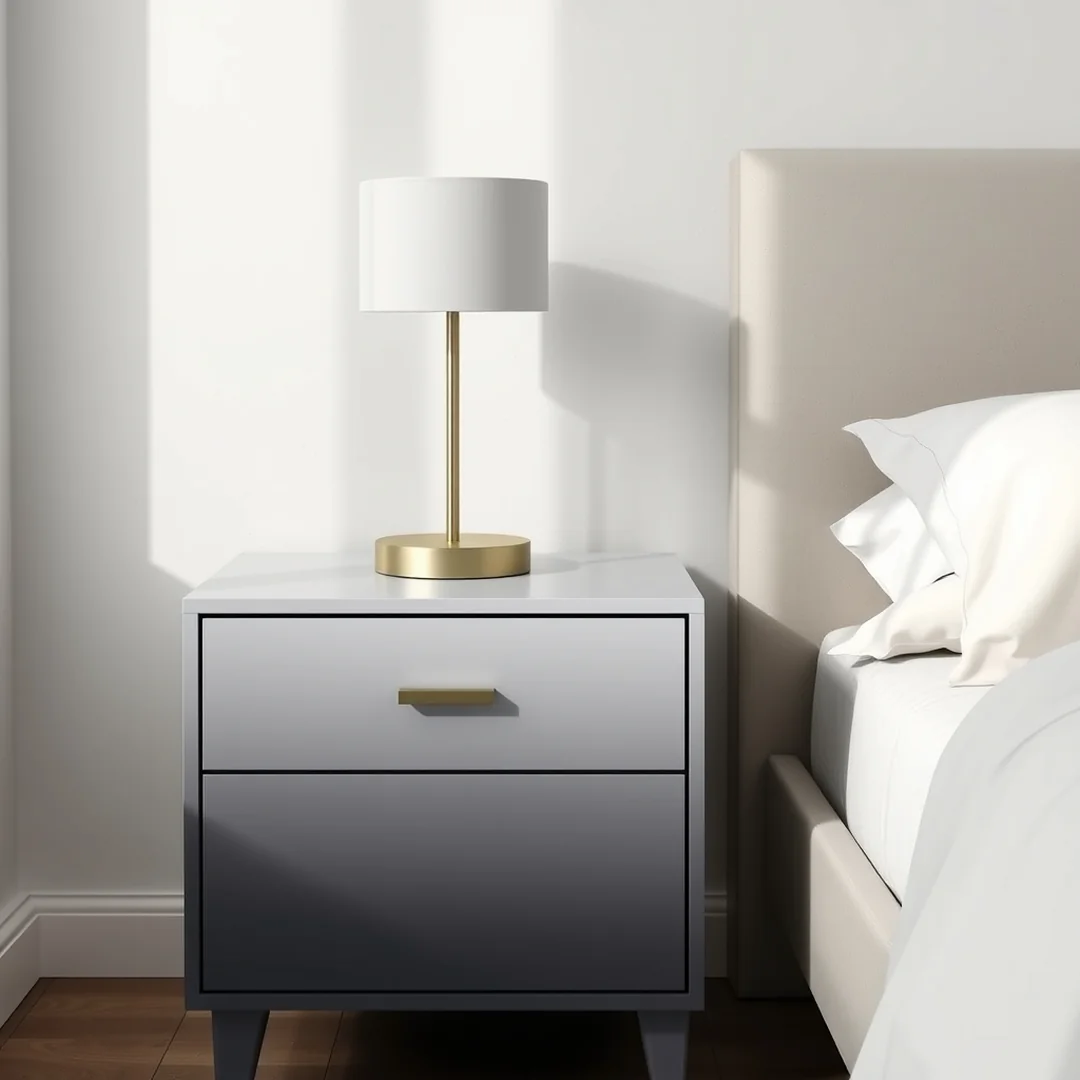 Ombre Painted Nightstands - 17 Hand Painted Furniture Ideas to Transform Home