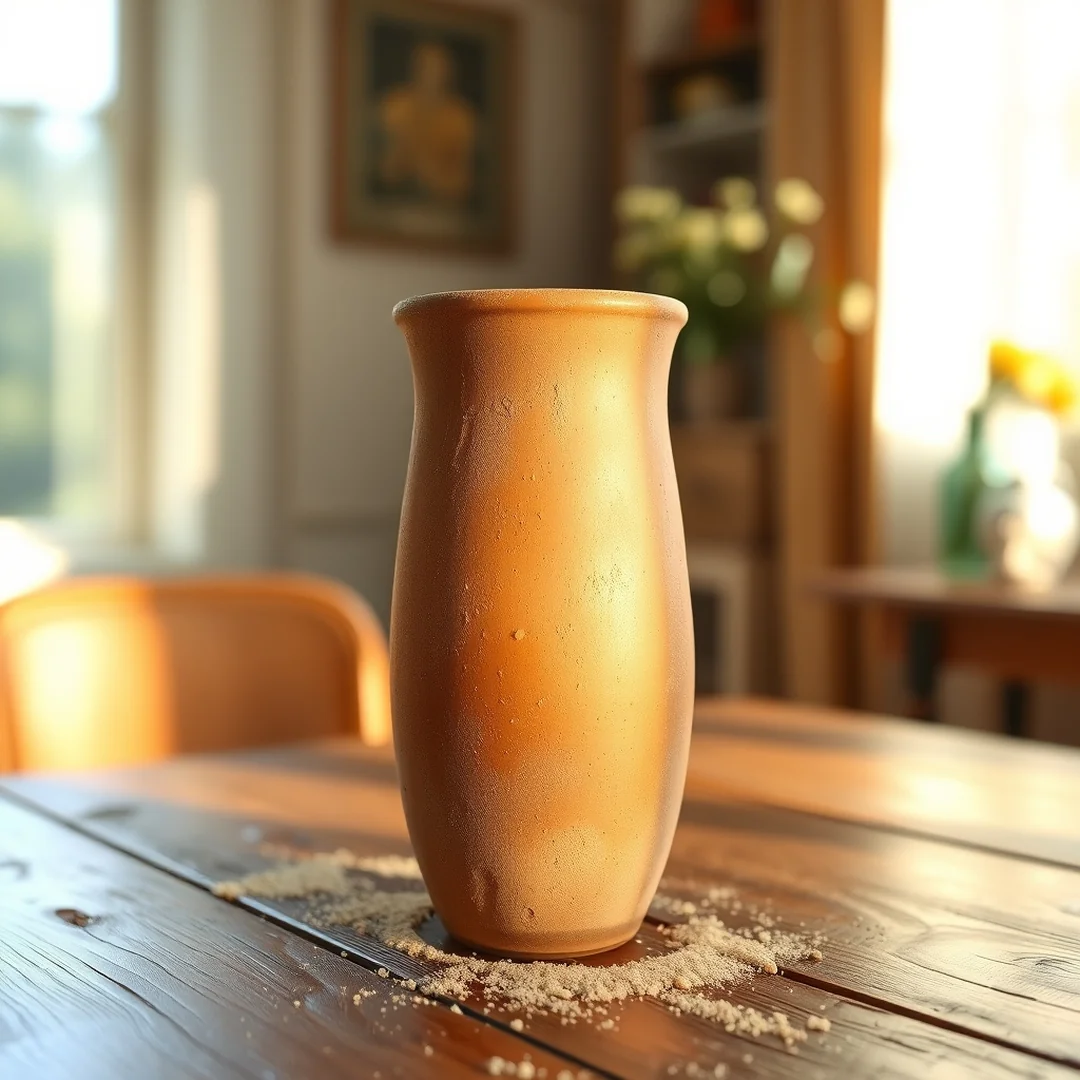 Aged Clay Look - 17 Pottery Vase Painting Ideas for Home Decor