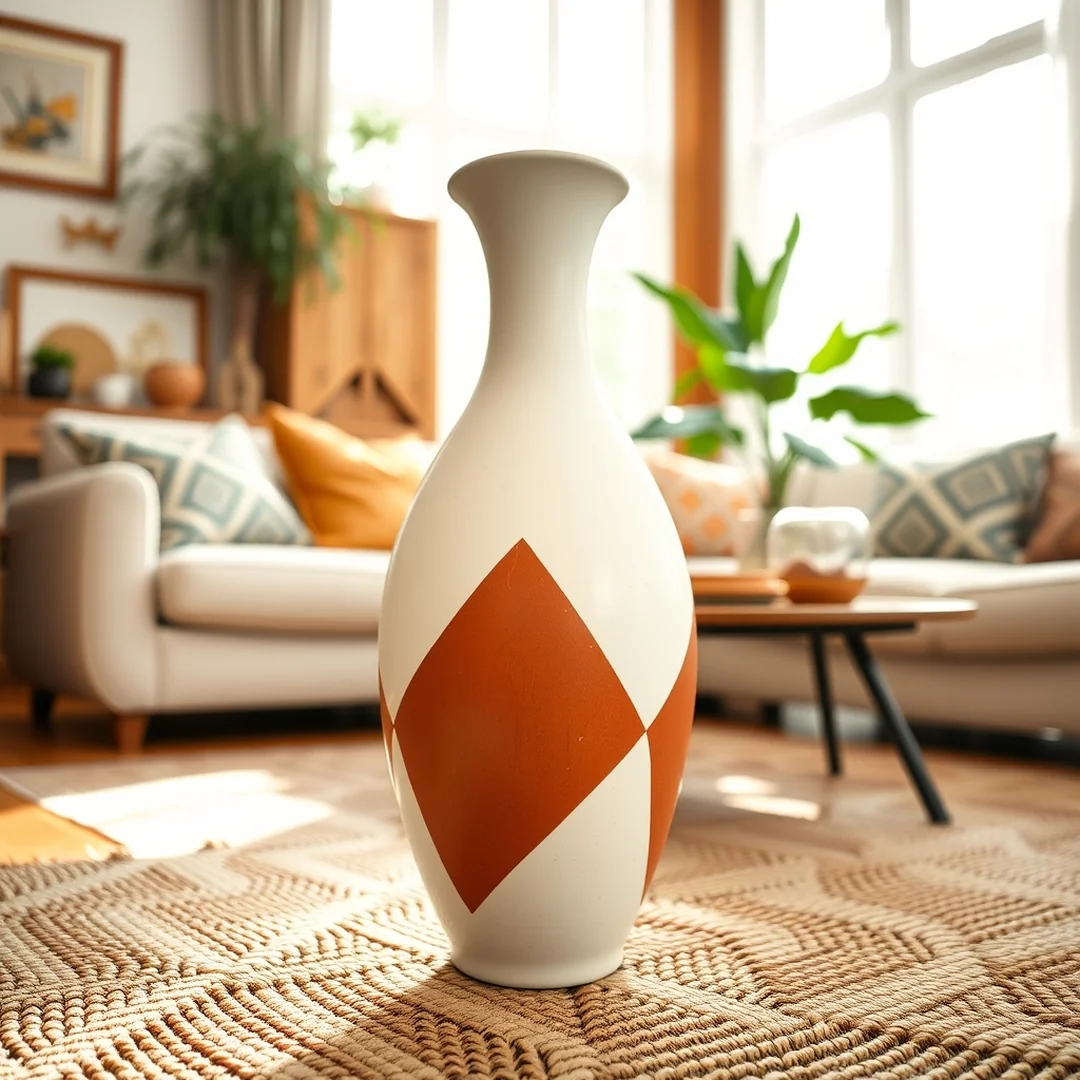 Boho Geometric Patterns - 17 Pottery Vase Painting Ideas for Home Decor