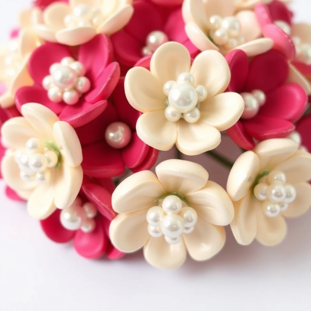 Bead Center Petals - 18 Button Flower Craft Ideas Adults Will Love