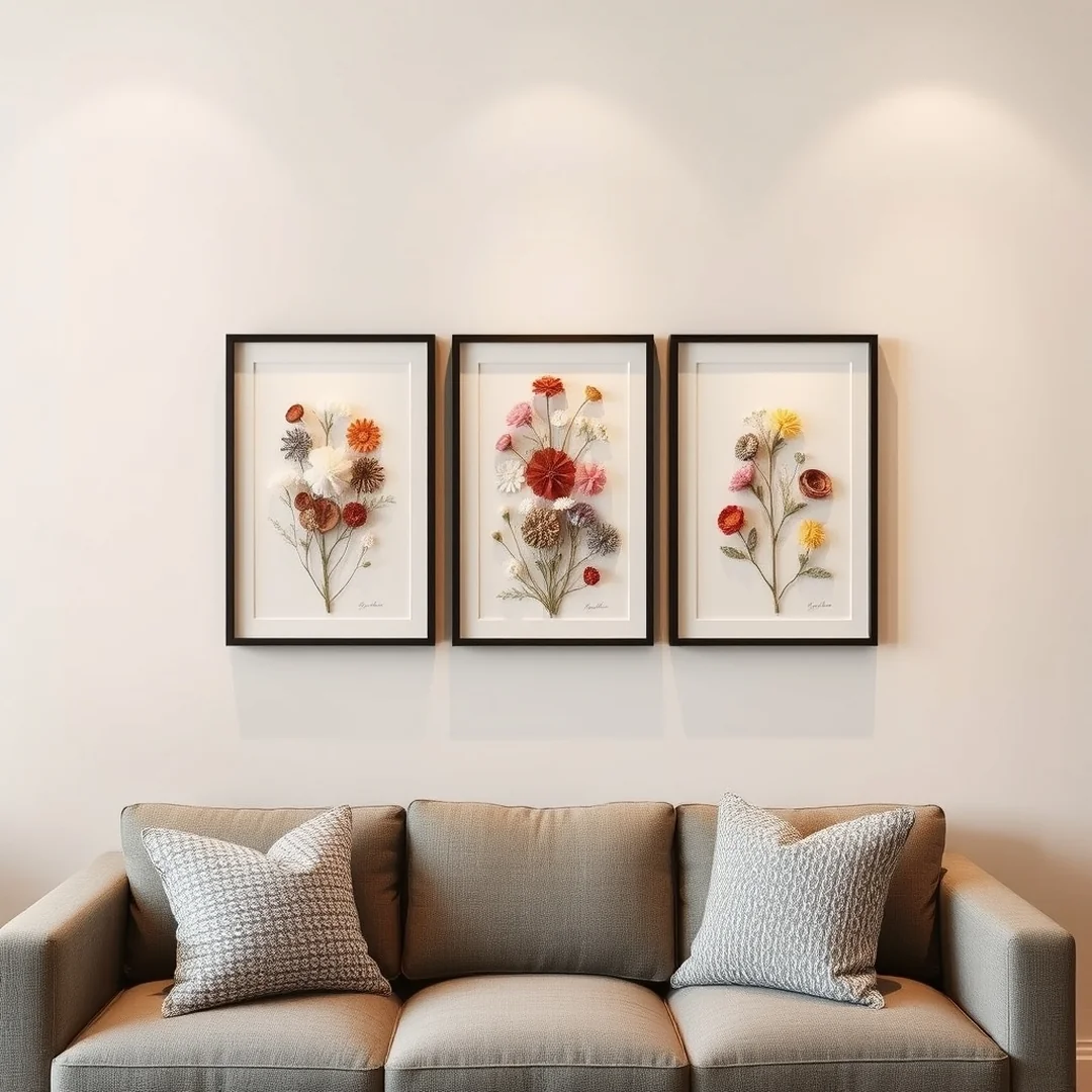 Button Flower Wall Hanging - 18 Button Flower Craft Ideas Adults Will Love