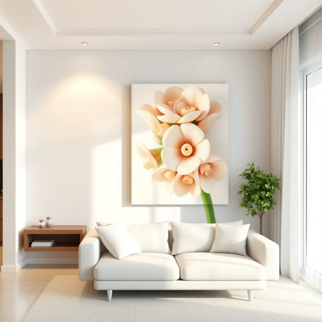 Layered Canvas Art - 18 Button Flower Craft Ideas Adults Will Love