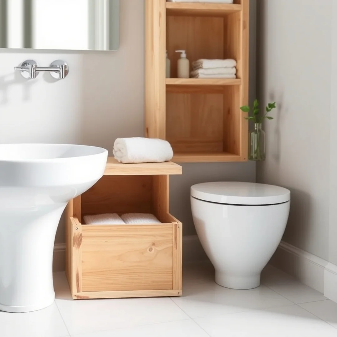 Bathroom Vanity Storage - 18 DIY Wooden Box Ideas for Storage and Decor