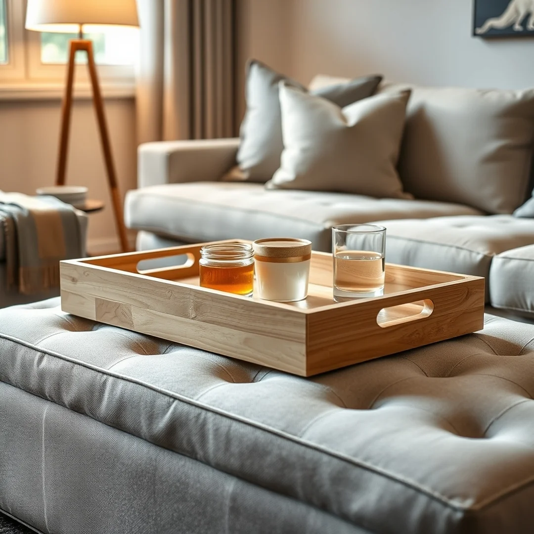 Modern Coffee Trays - 18 DIY Wooden Box Ideas for Storage and Decor
