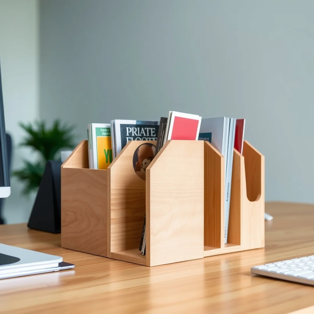 Office Desk Organizers - 18 DIY Wooden Box Ideas for Storage and Decor