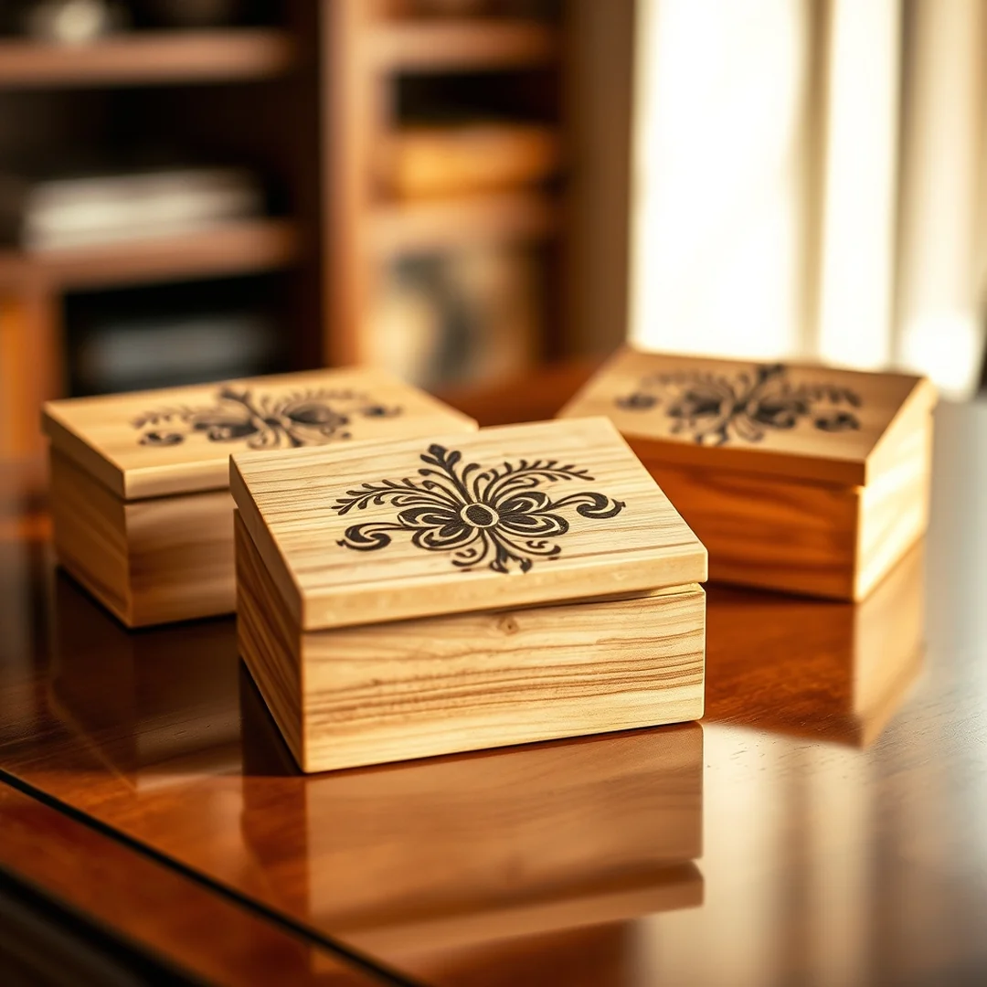 Personalized Gift Boxes - 18 DIY Wooden Box Ideas for Storage and Decor