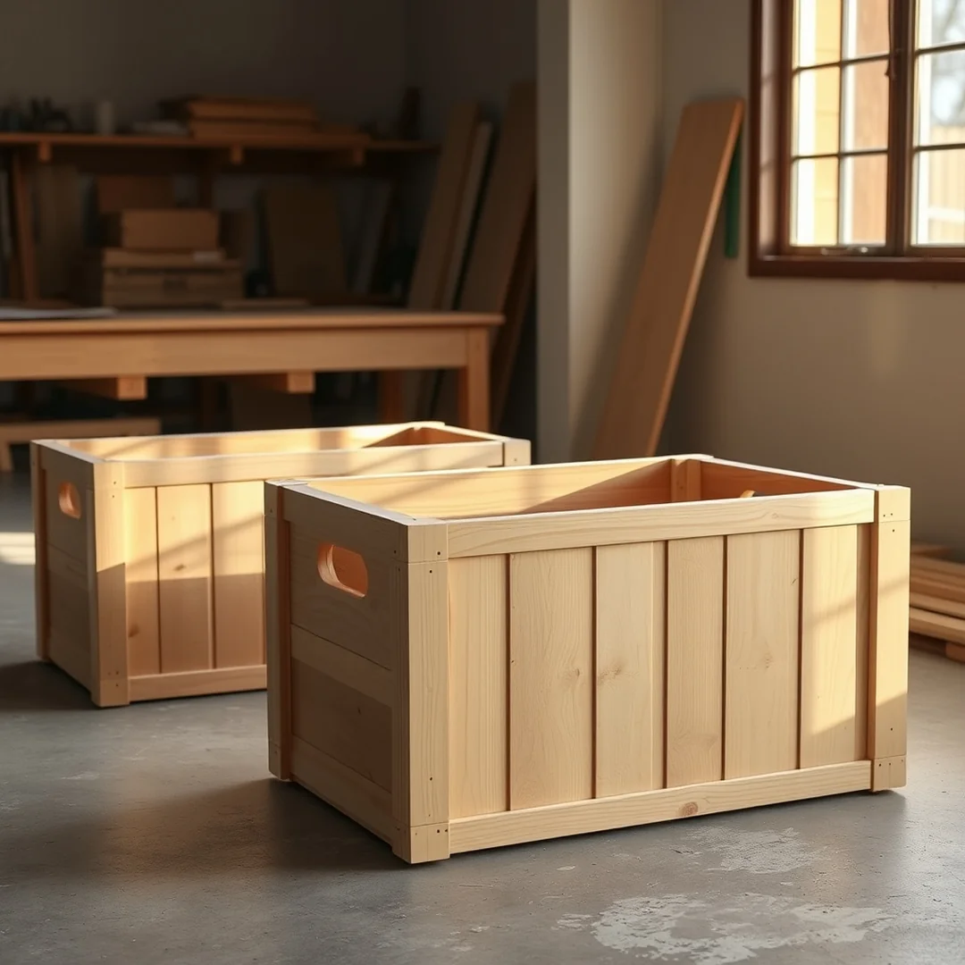 Simple Pine Crates - 18 DIY Wooden Box Ideas for Storage and Decor