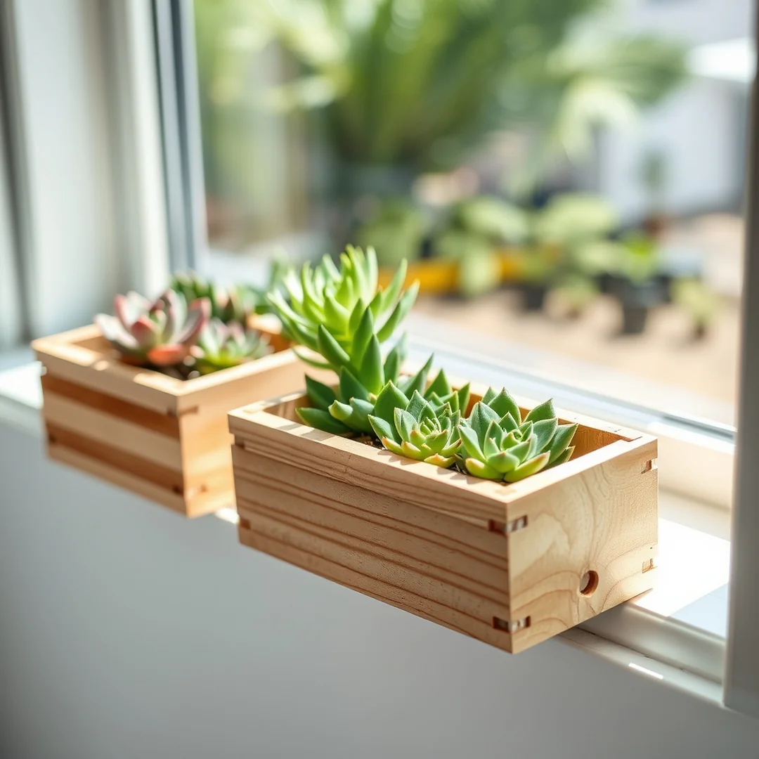 Succulent Planter Boxes - 18 DIY Wooden Box Ideas for Storage and Decor