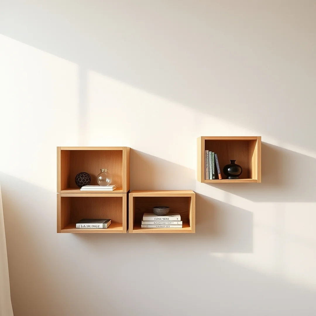 Wall Mounted Shelves - 18 DIY Wooden Box Ideas for Storage and Decor