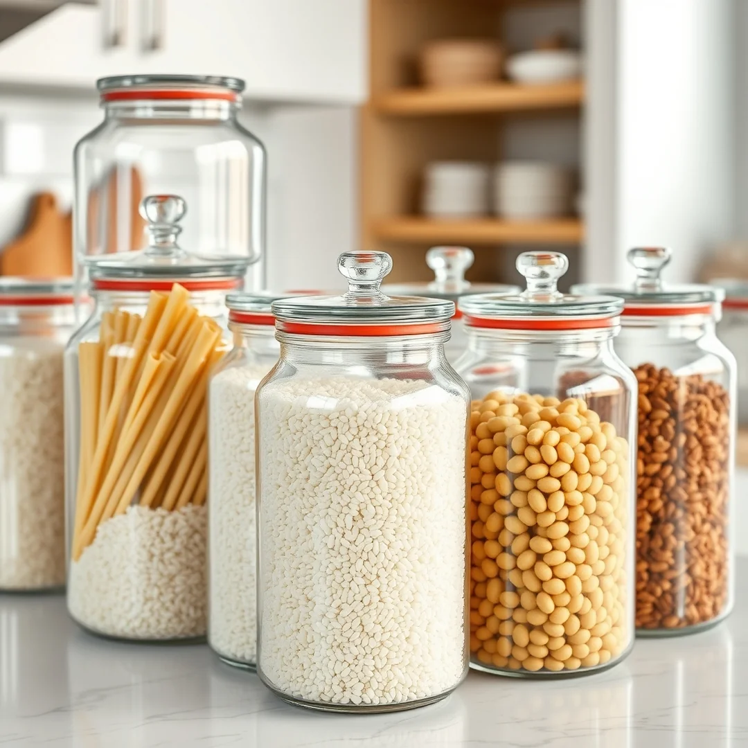 Kitchen Storage Jars - 18 Glass Jar Decorating Ideas for Every Room