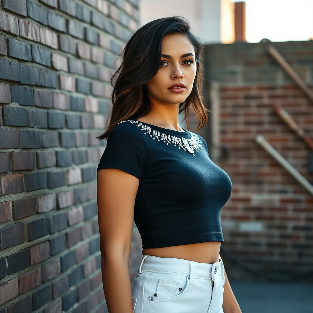 Rhinestone Embellished Tops - 18 Streetwear Early 2000s Style Outfit Ideas Women
