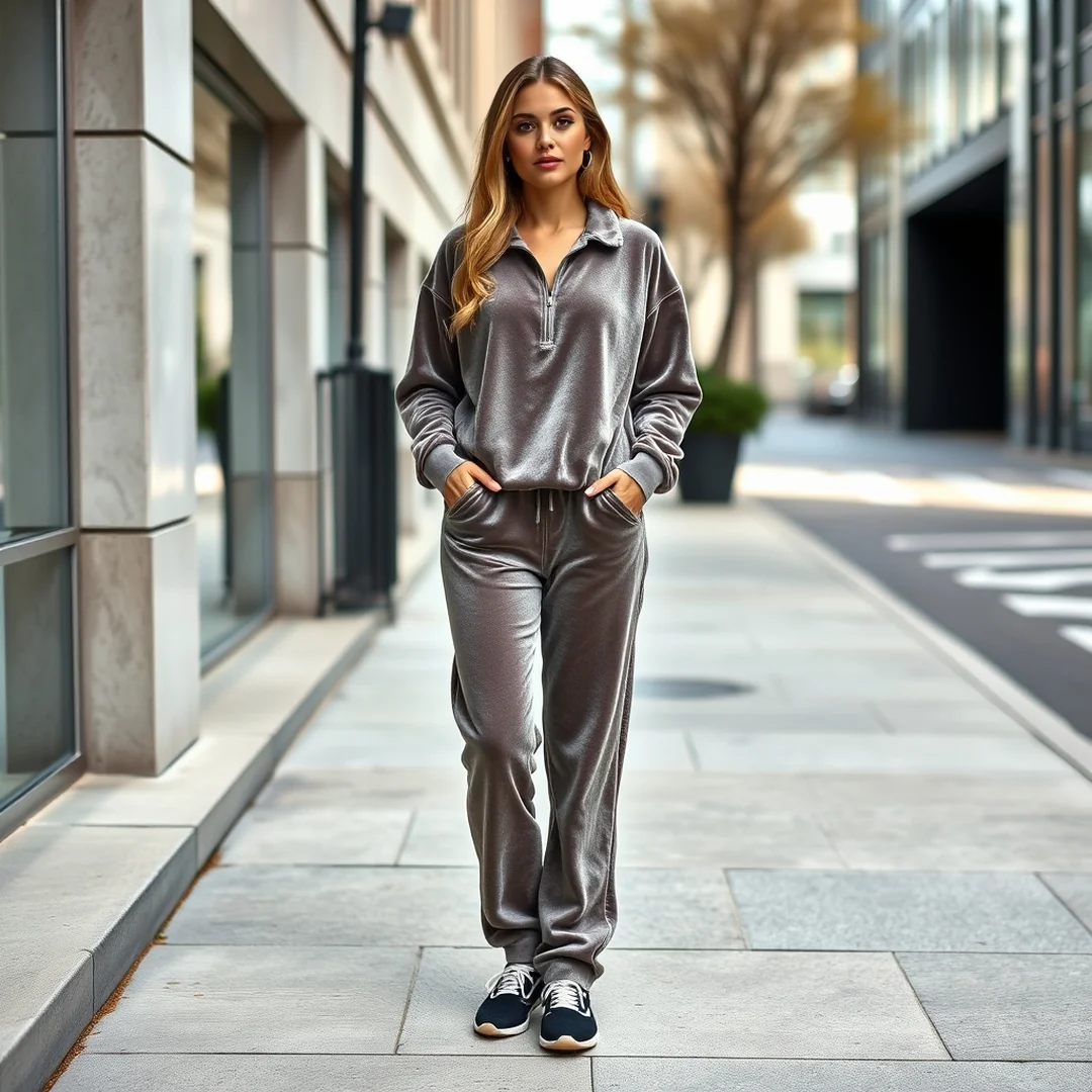 Velour Tracksuit Sets - 18 Streetwear Early 2000s Style Outfit Ideas Women