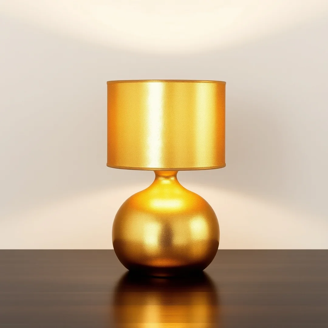 Metallic Paint Finishes - 18 Upcycle Lampshade Ideas Transform Any Room Easily