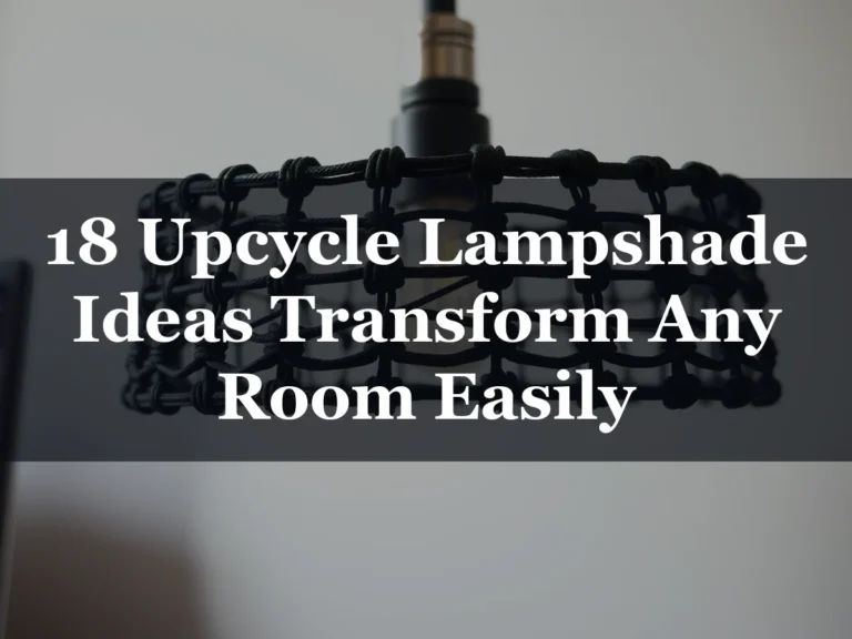 18 Upcycle Lampshade Ideas Transform Any Room Easily - 18 Upcycle Lampshade Ideas Transform Any Room Easily