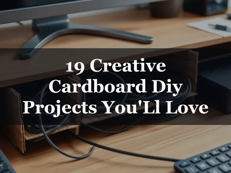 19 Creative Cardboard Diy Projects You'Ll Love - 19 Creative Cardboard DIY Projects You'll Love