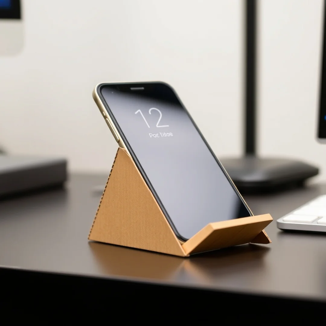 Cardboard Phone Stands - 19 Creative Cardboard DIY Projects You'll Love