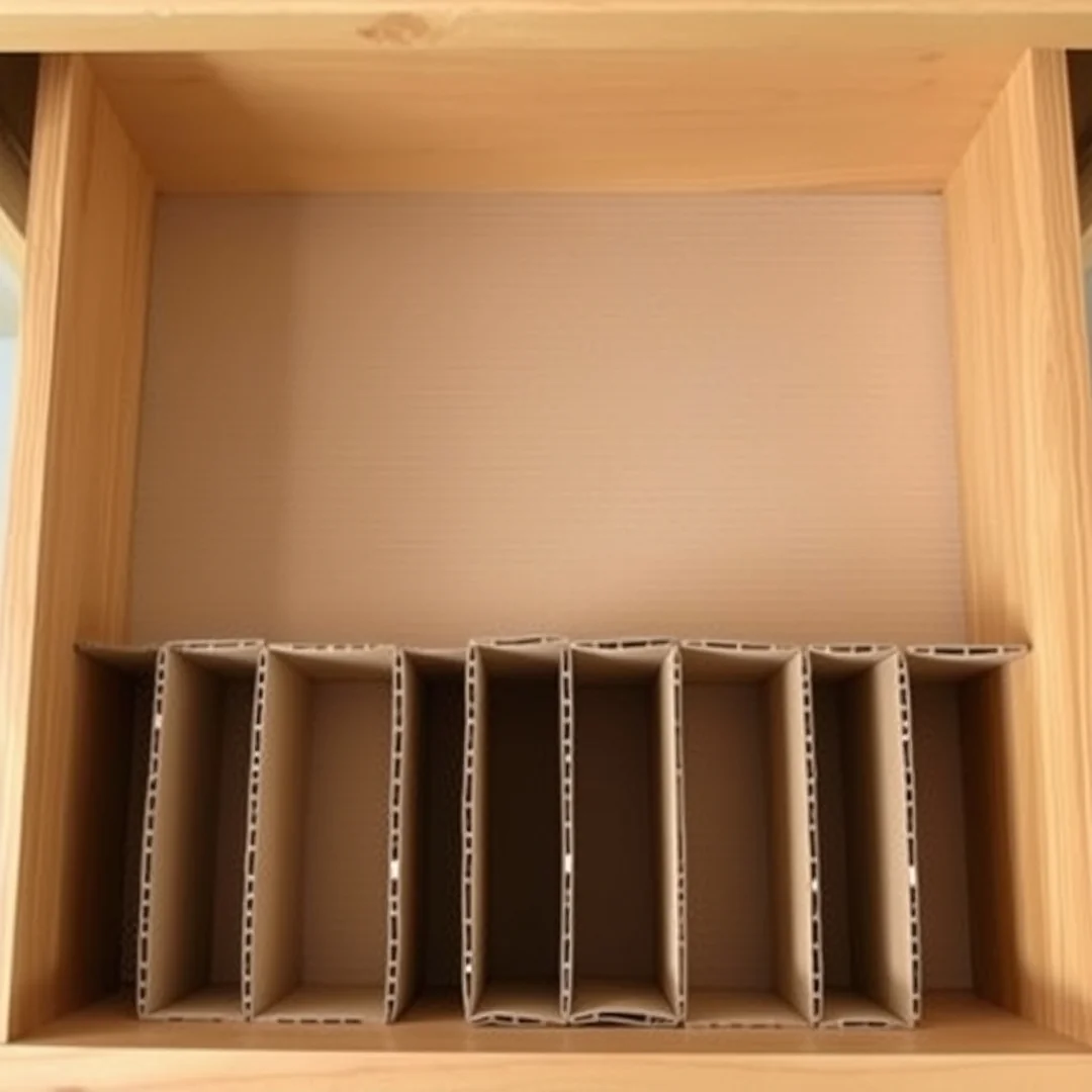 Custom Drawer Dividers - 19 Creative Cardboard DIY Projects You'll Love