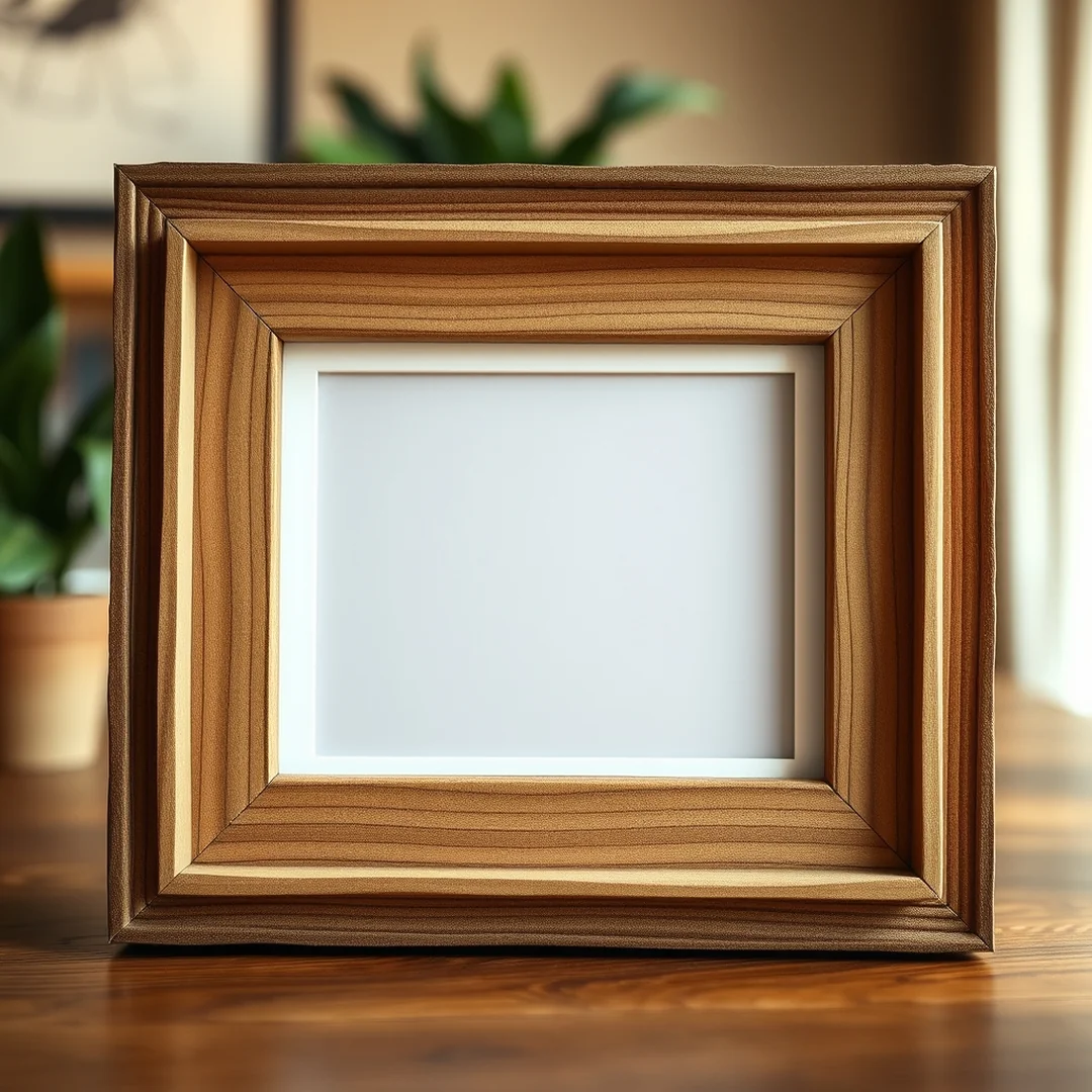 Faux Wood Frames - 19 Creative Cardboard DIY Projects You'll Love
