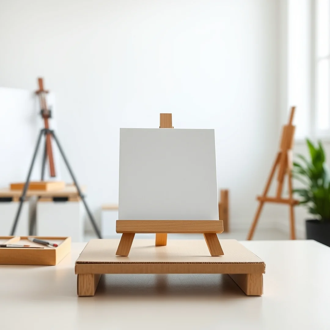 Tabletop Cardboard Easels - 19 Creative Cardboard DIY Projects You'll Love