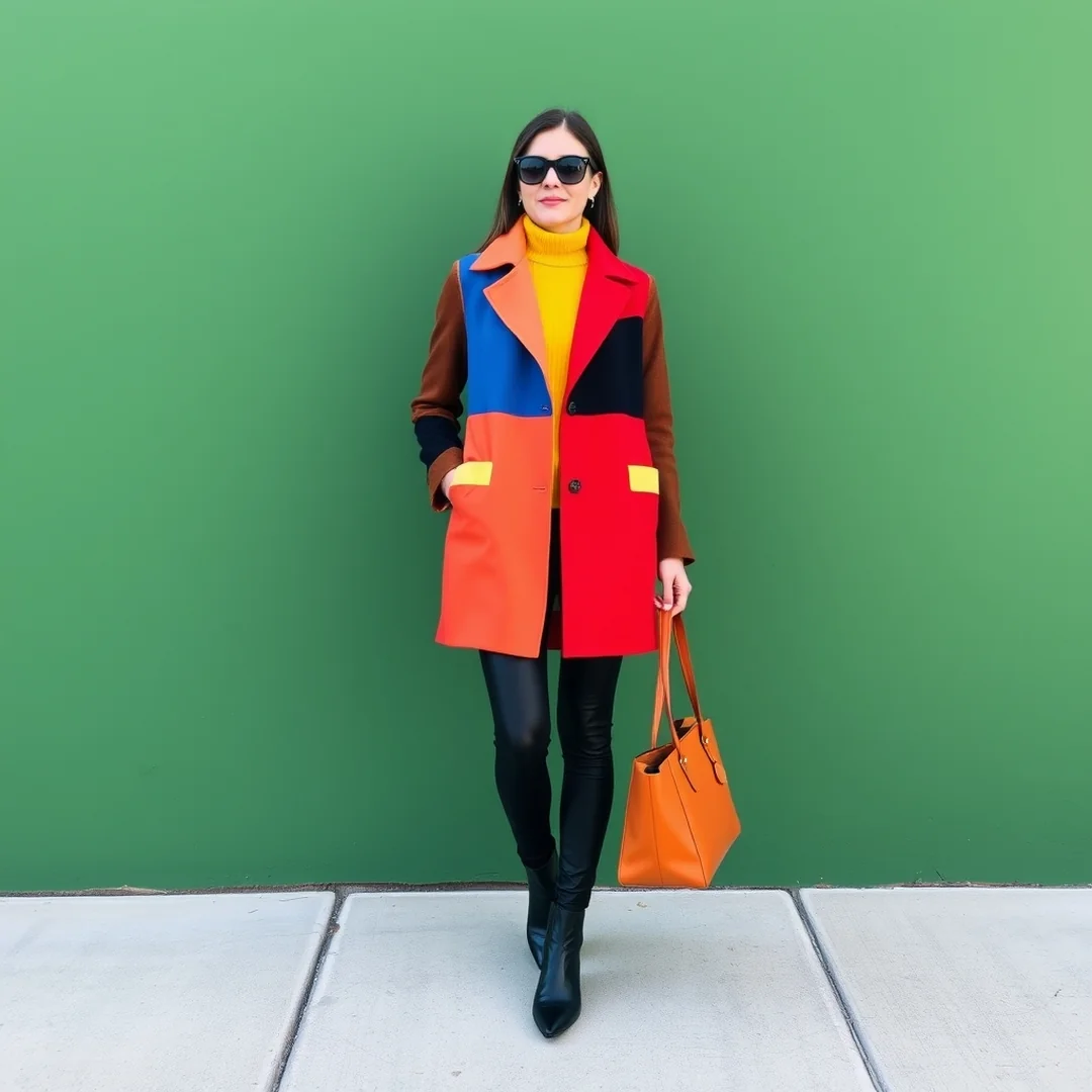 Bold Color Blocking - 20 Pottery Painting Ideas for Stunning Designs
