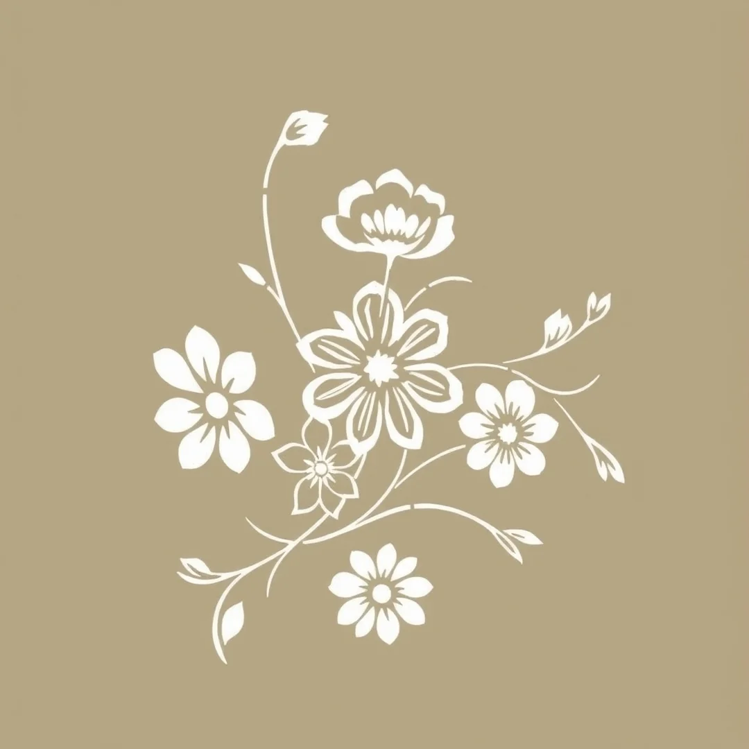 Floral Stencil Designs - 20 Pottery Painting Ideas for Stunning Designs
